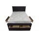 Gregham Dark Grey Fabric bed