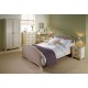Chantelle Antique White Wooden Bed Frame
